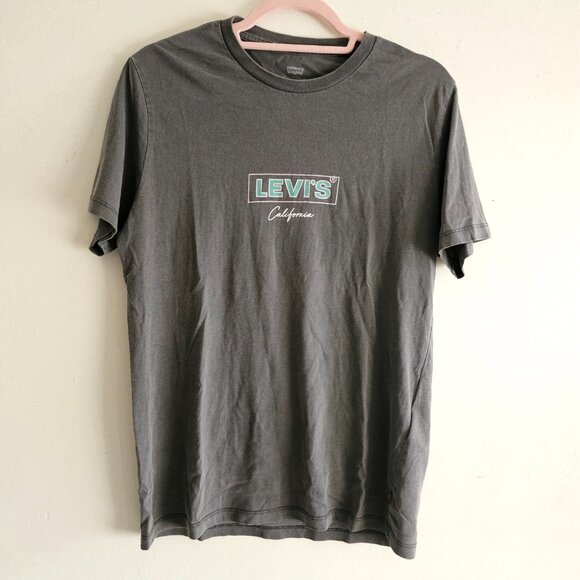 Levi’s Boxtab Graphic Tee T-Shirt Small, Grey - Picture 2 of 8